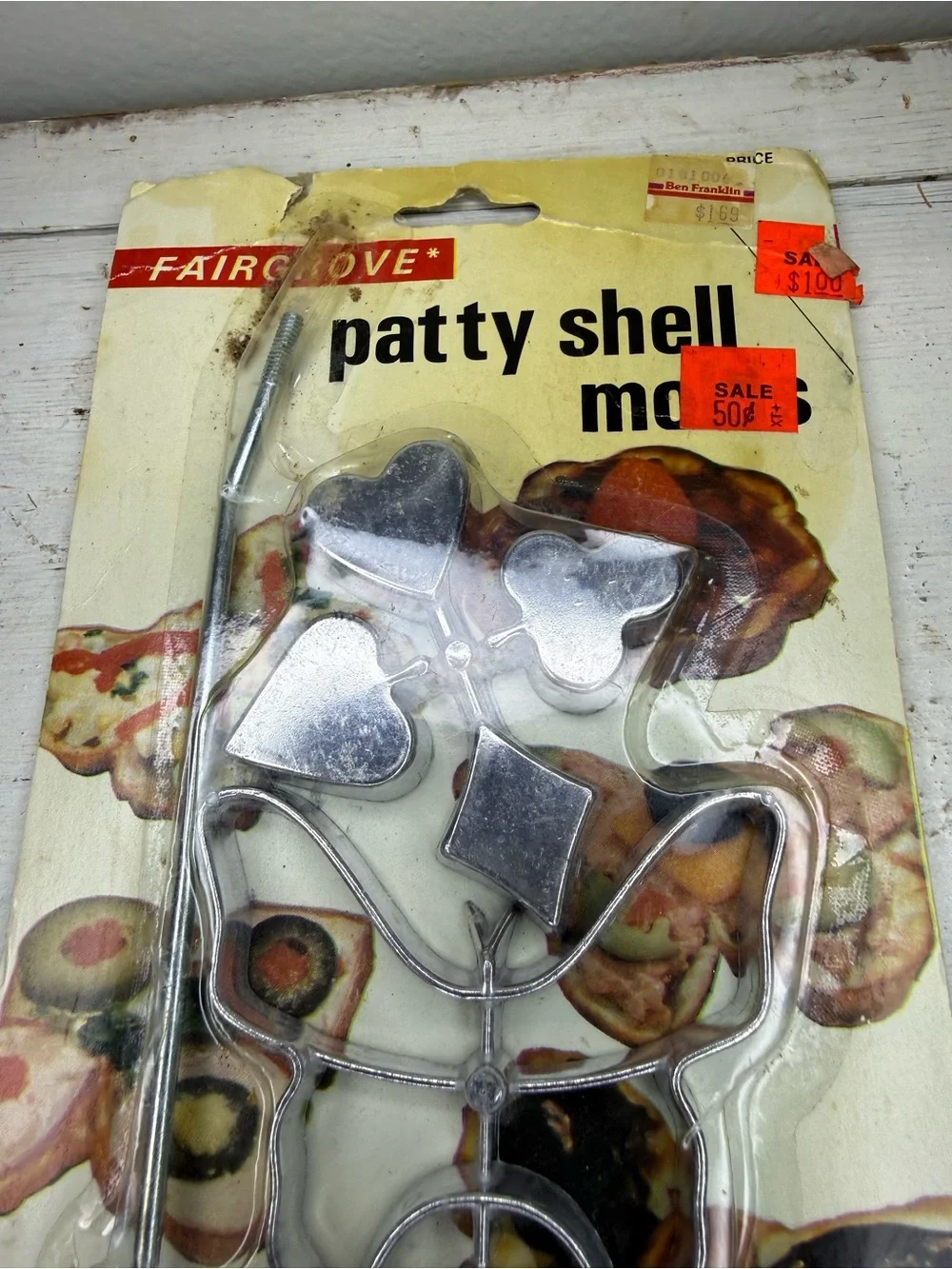 NOS Vintage Patty Shell Molds Set of 3 Pure Aluminum Pastry Utensil
